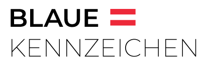 Blaue Kennzeichen Logo